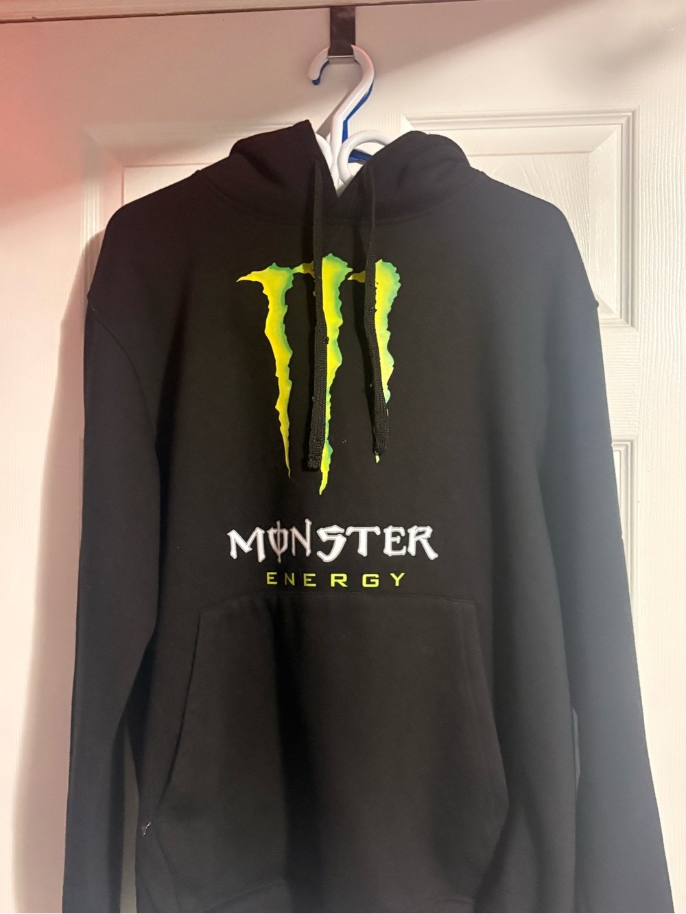 Large Monster Black Hoodie - Men's Sweater - Picture 2 of 4